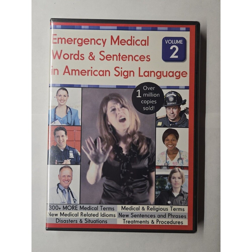 Emergency Medical Words & Sentences in American Sign Language, Volume 2 DVD